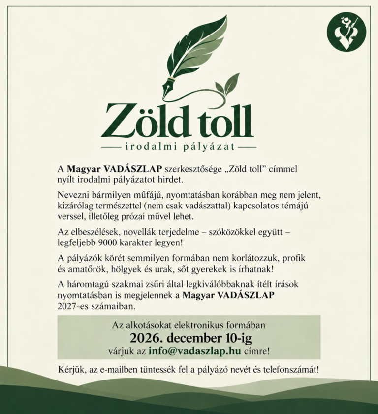 Zöld toll pályázat